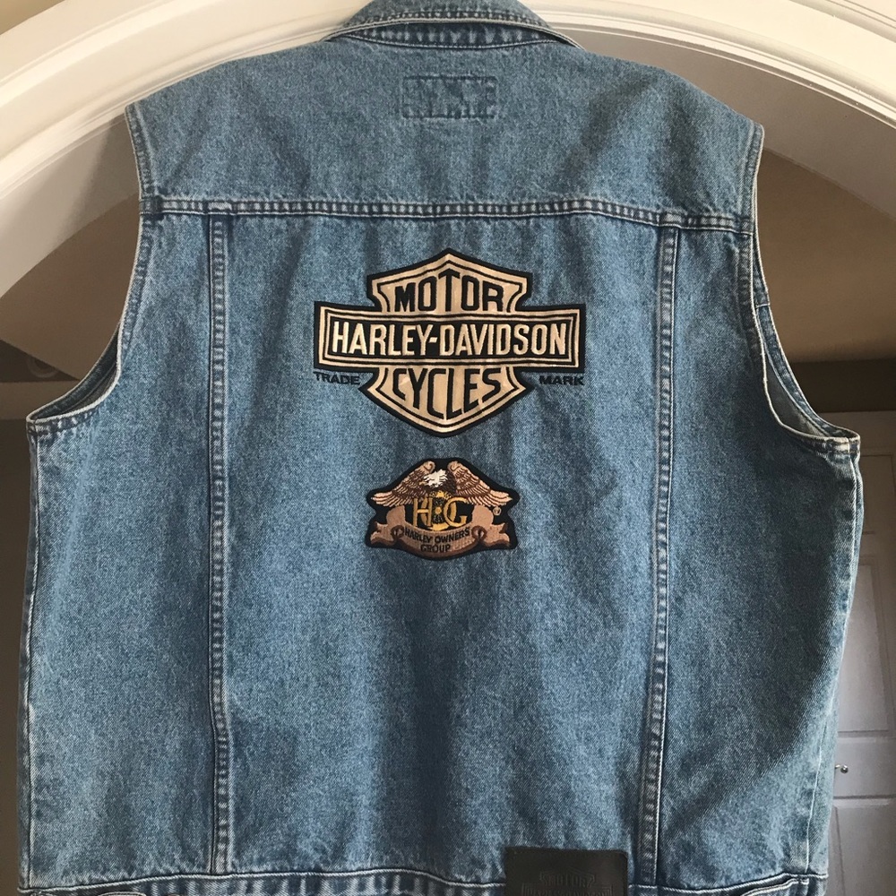 Harley Davidson Vintage Men’s  Jean vest
